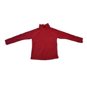 ATHLETA Polartec Funnel Neck Haut Col Tube SZ Small - Red